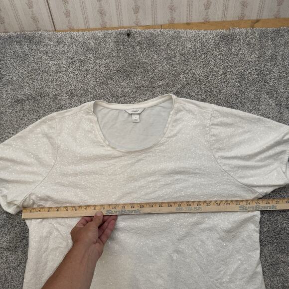 CJ Banks Top Plus Size 3X Vintage 90s Y2K Glam Cocktail Holiday Party Sequins - Picture 3 of 8